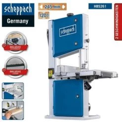 SCIE À RUBAN 250mm 500W 230V SCHEPPACH HBS261