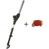 TAILLE-HAIE SUR PERCHE BUISSON ARBUSTES SCHEPPACH TPH500 + CÂBLE EXTENSION 20 MT