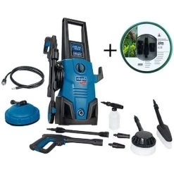 NETTOYEUR HAUTE PRESSION 135 BAR 408 L/H 1600W SCHEPPACH HCE1600 + TUYAU 20 MT