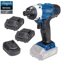 BOULENNEUSE A PERCUSSION SANS FIL +2 BATTERIES 20V 2.0AH SCHEPPACH CID150-20ProS