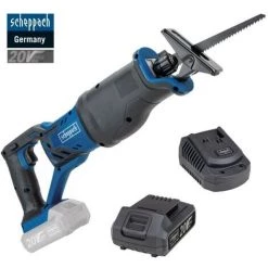 SCIE SABRE SANS FIL AVEC BATTERIE 20V 2.0AH SCHEPPACH CRS450-20ProS