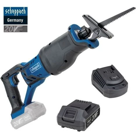 SCIE SABRE SANS FIL AVEC BATTERIE 20V 2.0AH SCHEPPACH CRS450-20ProS 3 SCIE SABRE SANS FIL AVEC BATTERIE 20V 2.0AH SCHEPPACH CRS450-20ProS