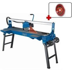 COUPE CARRELAGE CARREAU A EAU 120CM SCHEPPACH FS4700 + DISQUE MONTOLIT CPH230 MM