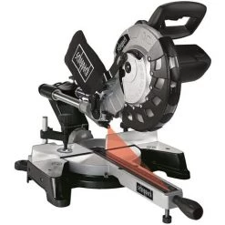 Scheppach Scie à Onglet Radiale HM100LXU - Noir - 2000W | 220-240V | Ø254 Mm | Avec Laser Et LED