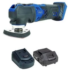 Pack SCHEPPACH Outil Multifonctions Sans Fil 20V CMT200-20ProS - 1 Batterie 2.0Ah - 1 Chargeur Rapide