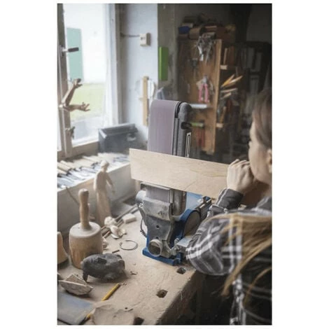 Pack SCHEPPACH Ponceuse à Bande Et à Disque 370W - BTS900 - 3 Bandes Abrasives - 10 Disques Abrasifs - Grain 120 5 Pack SCHEPPACH Ponceuse à Bande Et à Disque 370W - BTS900 - 3 Bandes Abrasives - 10 Disques Abrasifs - Grain 120 – Image 3