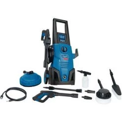 SCHEPPACH HCE1600 Nettoyeur Haute Pression 135bar 1600W - Livré Avec Kit D'accessoires Complet