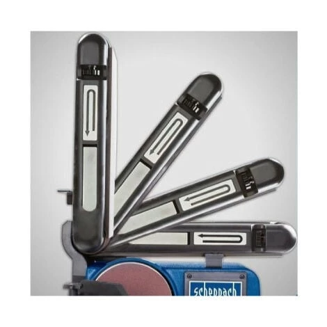 PRODUIT NEUF - EMBALLAGE ABIMÉ - Ponceuse à Bande Et à Disque SCHEPPACH - 370W 6 PRODUIT NEUF - EMBALLAGE ABIMÉ - Ponceuse à Bande Et à Disque SCHEPPACH - 370W – Image 4