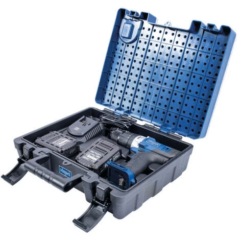 Perceuse à Percussion SCHEPPACH 20V Pro Series - 2 Batteries 4,0 Ah - 1 Chargeur Rapide - Coffret 206 Accessoires - DTB20-20ProS 5 Perceuse à Percussion SCHEPPACH 20V Pro Series - 2 Batteries 4,0 Ah - 1 Chargeur Rapide - Coffret 206 Accessoires - DTB20-20ProS – Image 3