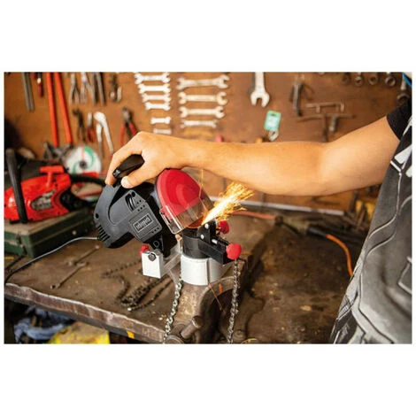 Pack SCHEPPACH Affuteuse De Chaîne - 220 W - KS1200 - Tronçonneuse Thermique ProCut - 51 Cm - 2300 W - CSH58 6 Pack SCHEPPACH Affuteuse De Chaîne - 220 W - KS1200 - Tronçonneuse Thermique ProCut - 51 Cm - 2300 W - CSH58 – Image 4