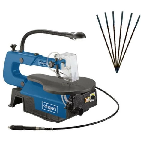 Pack SCHEPPACH Scie à Chantourner DECOFLEX - 125W - Lot De 6 Lames - 10 Dents 3 Pack SCHEPPACH Scie à Chantourner DECOFLEX - 125W - Lot De 6 Lames - 10 Dents