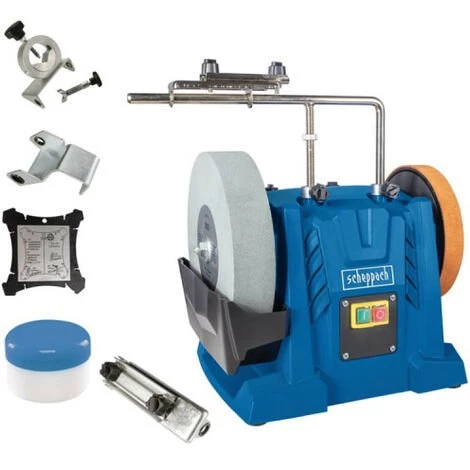 Pack SCHEPPACH Affuteuse à Eau 250mm - 200W - TIGER7000S - 2 Dispositifs 40-55 3 Pack SCHEPPACH Affuteuse à Eau 250mm - 200W - TIGER7000S - 2 Dispositifs 40-55