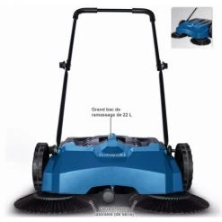 Balayeuse Mécanique Trike-S SCHEPPACH Avec Bac De Ramassage 22 Litres - 5909803900