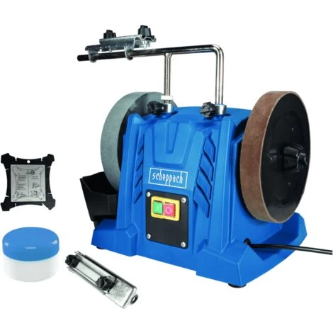 Affûteuse à Eau Tiger 5000S SCHEPPACH + Gabarit Universel 70 + Pâte à Peler - 5903205901 3 Affûteuse à Eau Tiger 5000S SCHEPPACH + Gabarit Universel 70 + Pâte à Peler - 5903205901
