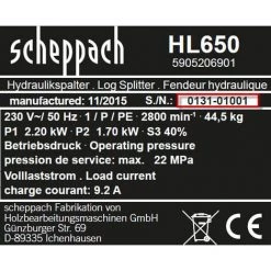 Tondeuse TT22453ATG SCHEPPACH Black édition - 58112059953