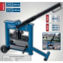 Scheppach - Coupe Pavés Avec Couteaux Réversibles + Roues Coupe Max 300mm - HSC130 6 Scheppach - Coupe Pavés Avec Couteaux Réversibles + Roues Coupe Max 300mm - HSC130 -Promos SCHEPPACH Boutique 94746 2